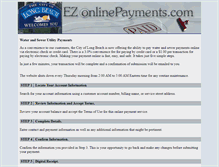 Tablet Screenshot of longbeach.ezonlinepayments.com